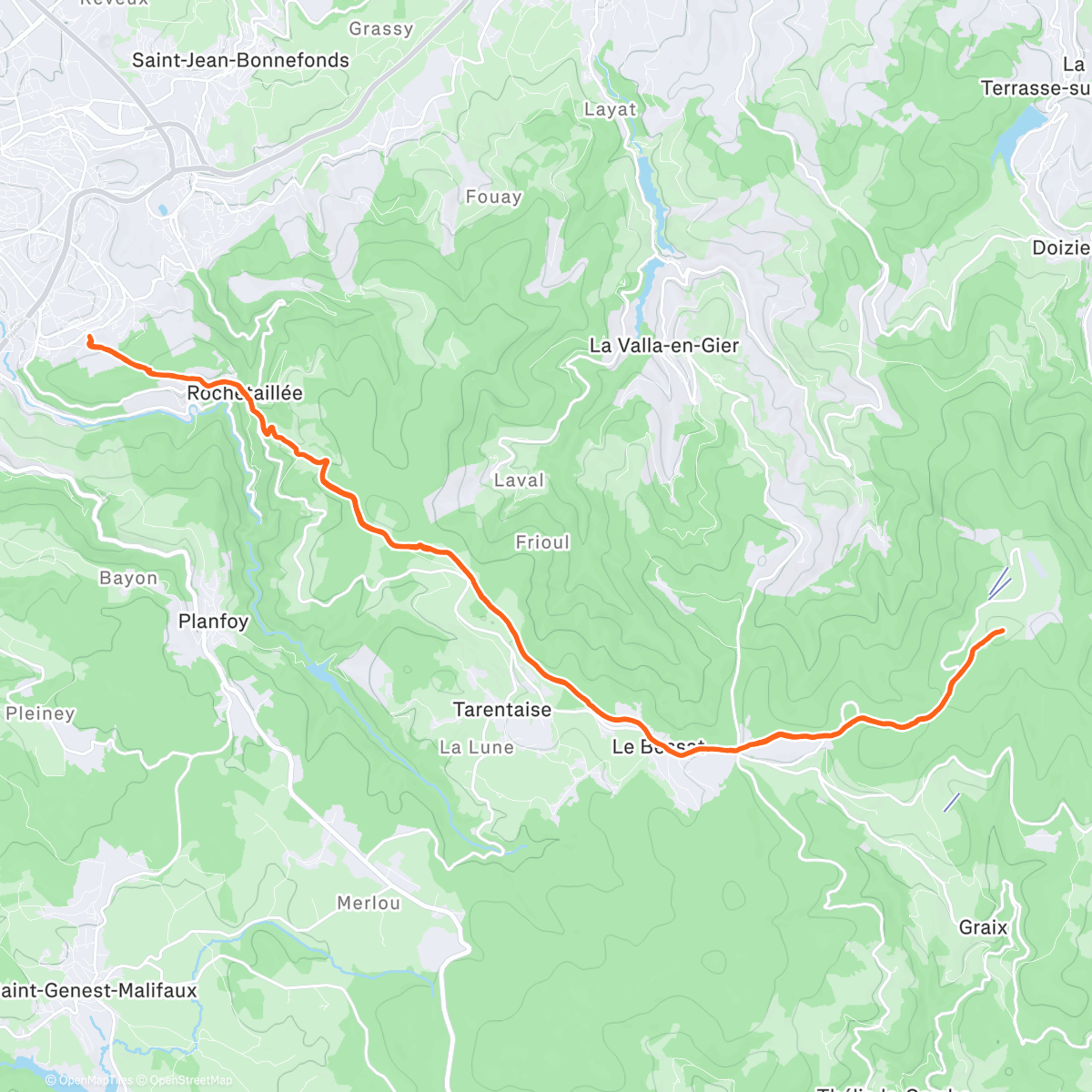 Map of the activity, Sunrise 🤩