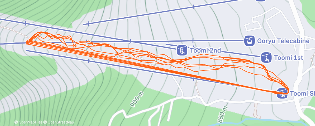 Карта физической активности (Evening Snowboard)