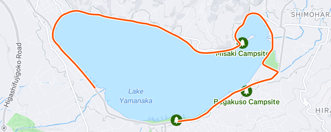Map of the activity, 10km走