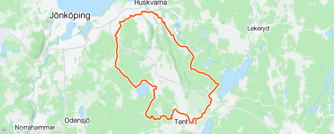 Map of the activity, Solskenstur ☀️