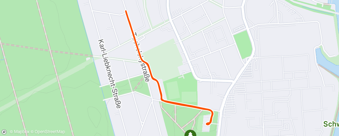 Map of the activity, Mittagspaziergang