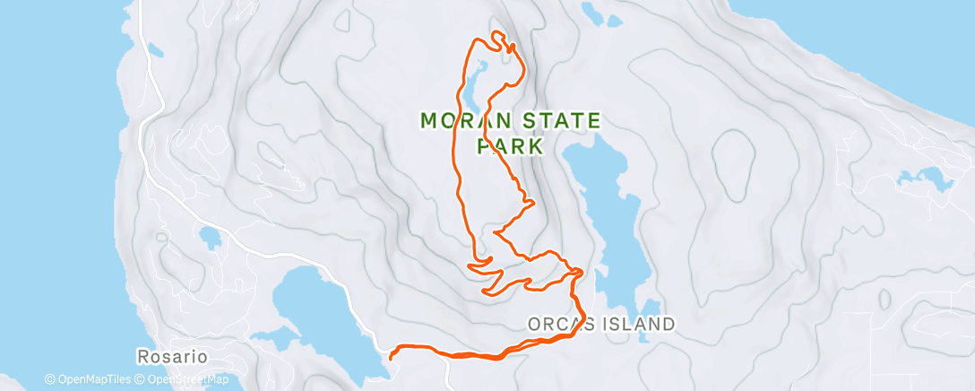 Map of the activity, Mount Constitution Z2 Road Climb