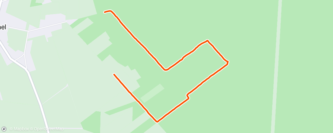 Map of the activity, Traillauf am Nachmittag