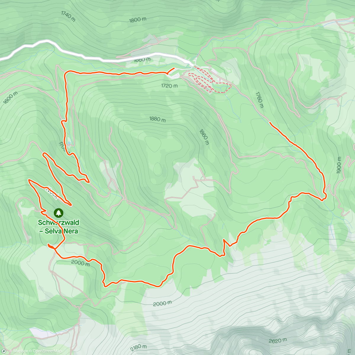 Map of the activity, The hikest hike I did and worth it