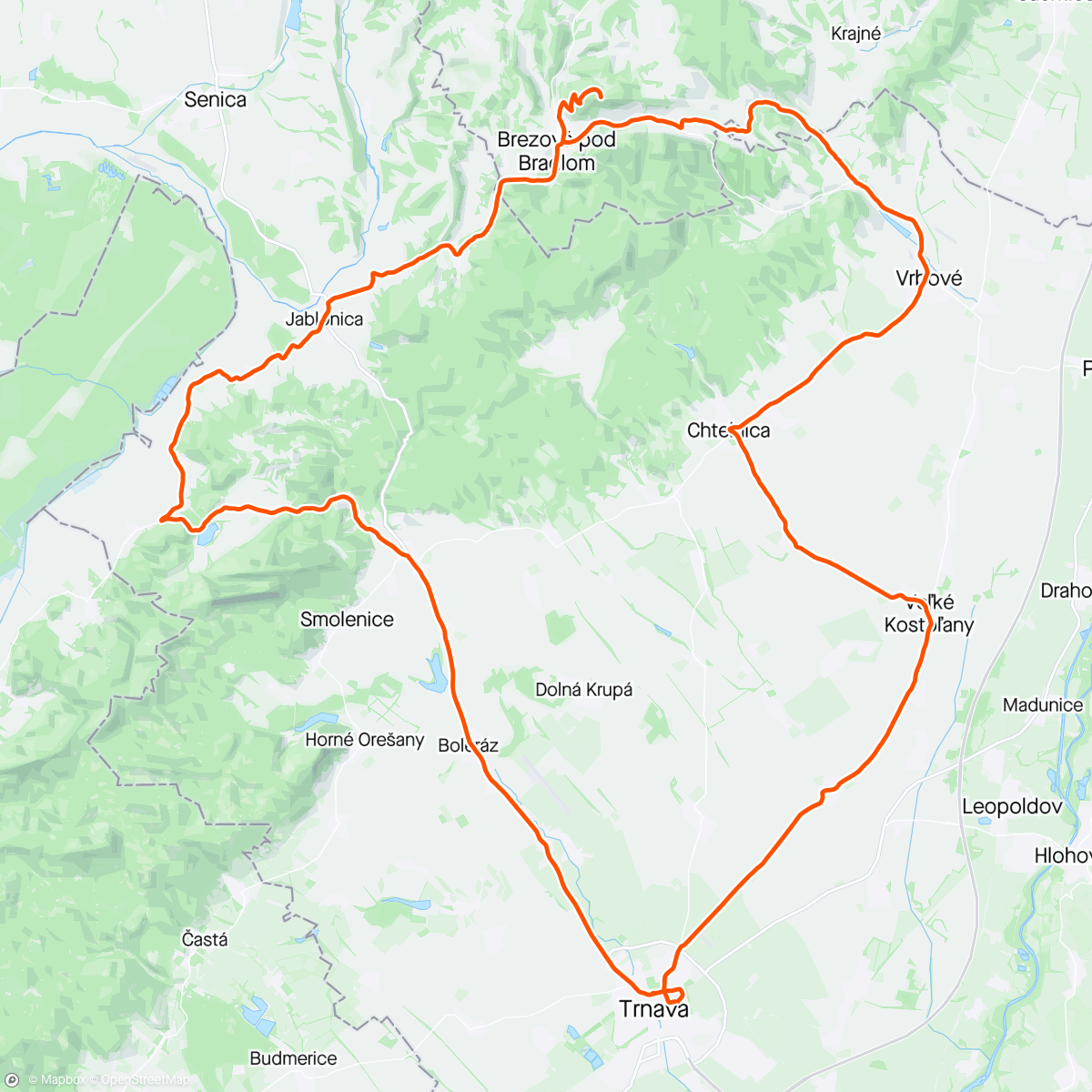 Map of the activity, 2. Social Ride.