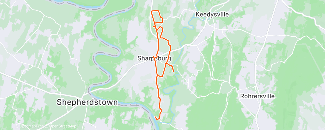 Map of the activity, Antietam National Battlefield