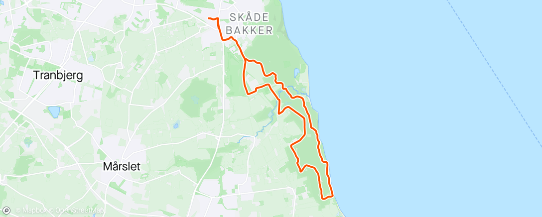 Map of the activity, MTB tur med dyp 😎