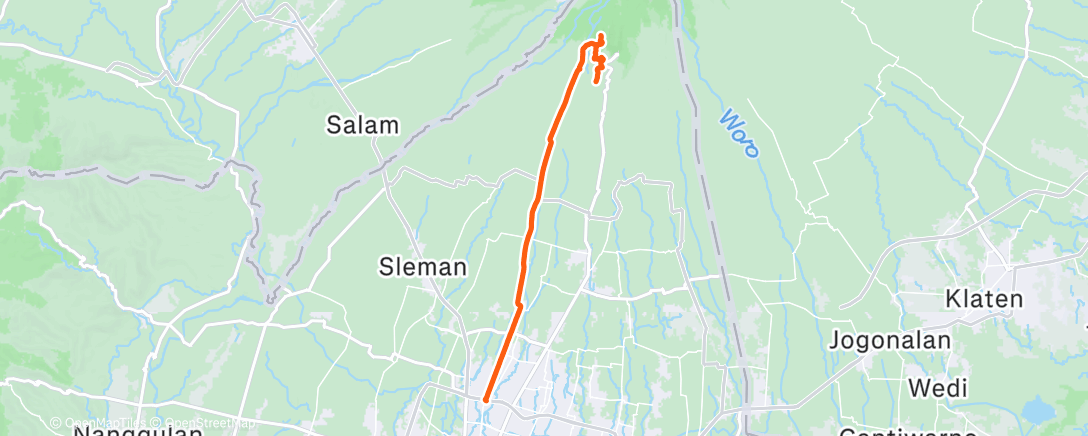 Карта физической активности (Lunch Run)