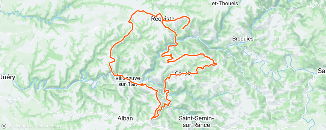 Carte de l'activité
