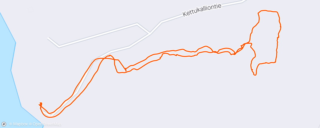 Map of the activity, Kettukallio