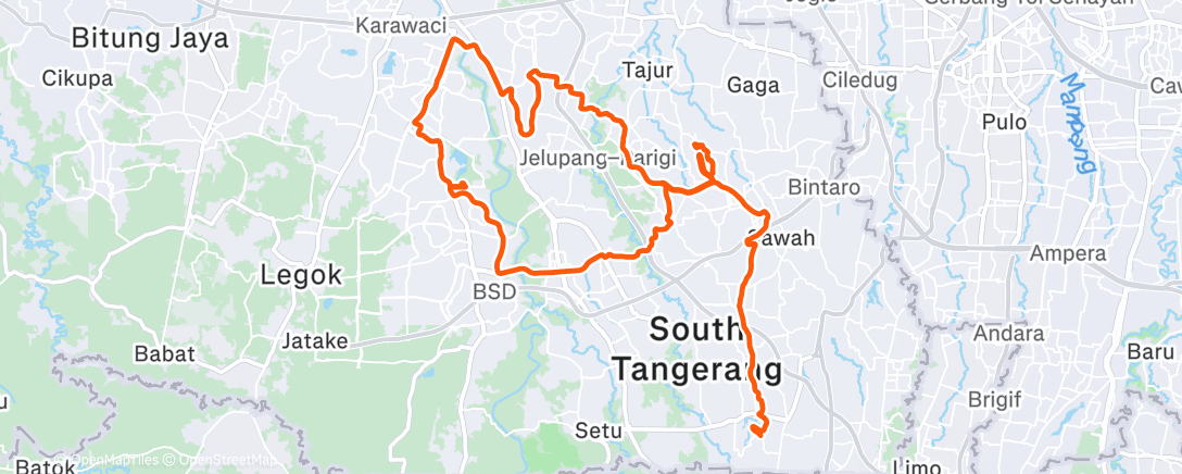 Map of the activity, Festive Day 3