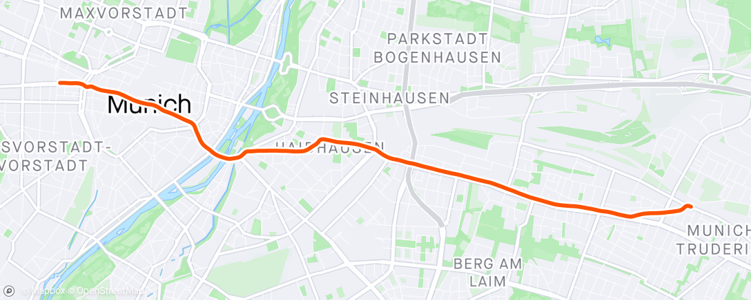 Map of the activity, Von Trudering nach Hauptbahnhof - auf geht's zum Flèche! 27.04.2024