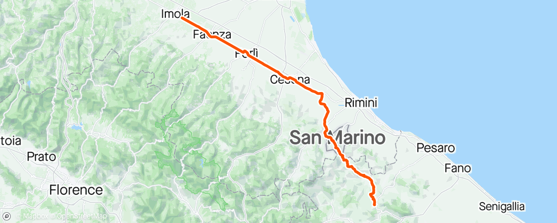 Map of the activity, Stage 4 🇮🇹👚