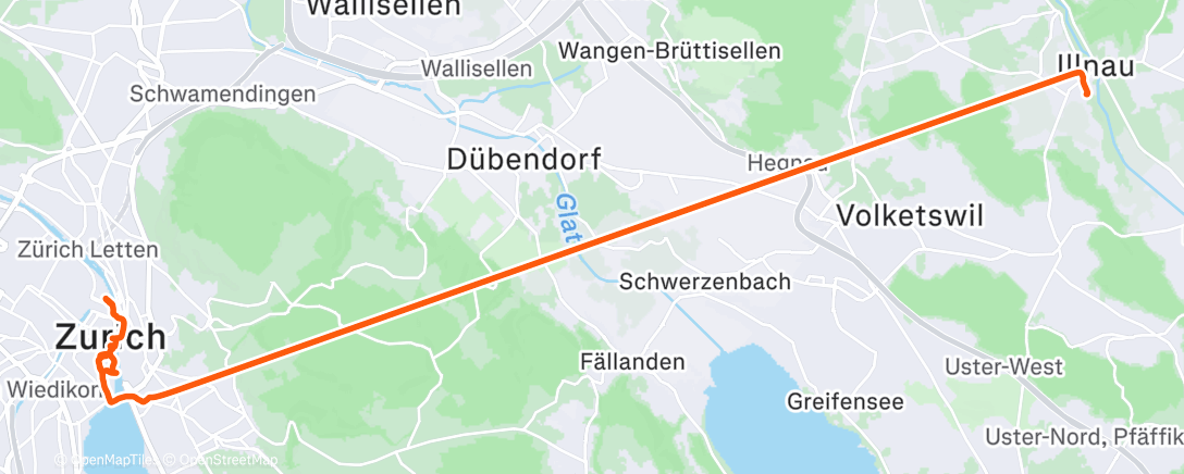 Карта физической активности (Afternoon Walk)