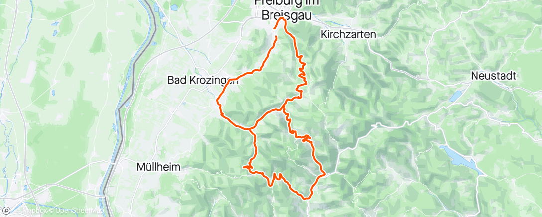 Map of the activity, Freiburg Day 6 ⛰️☀️