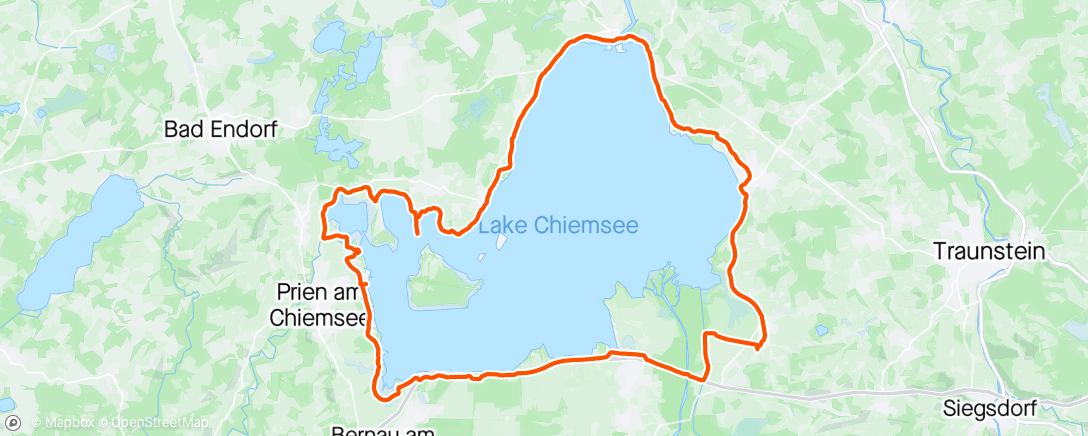 Kaart van de activiteit “Chiemsee  Ride”