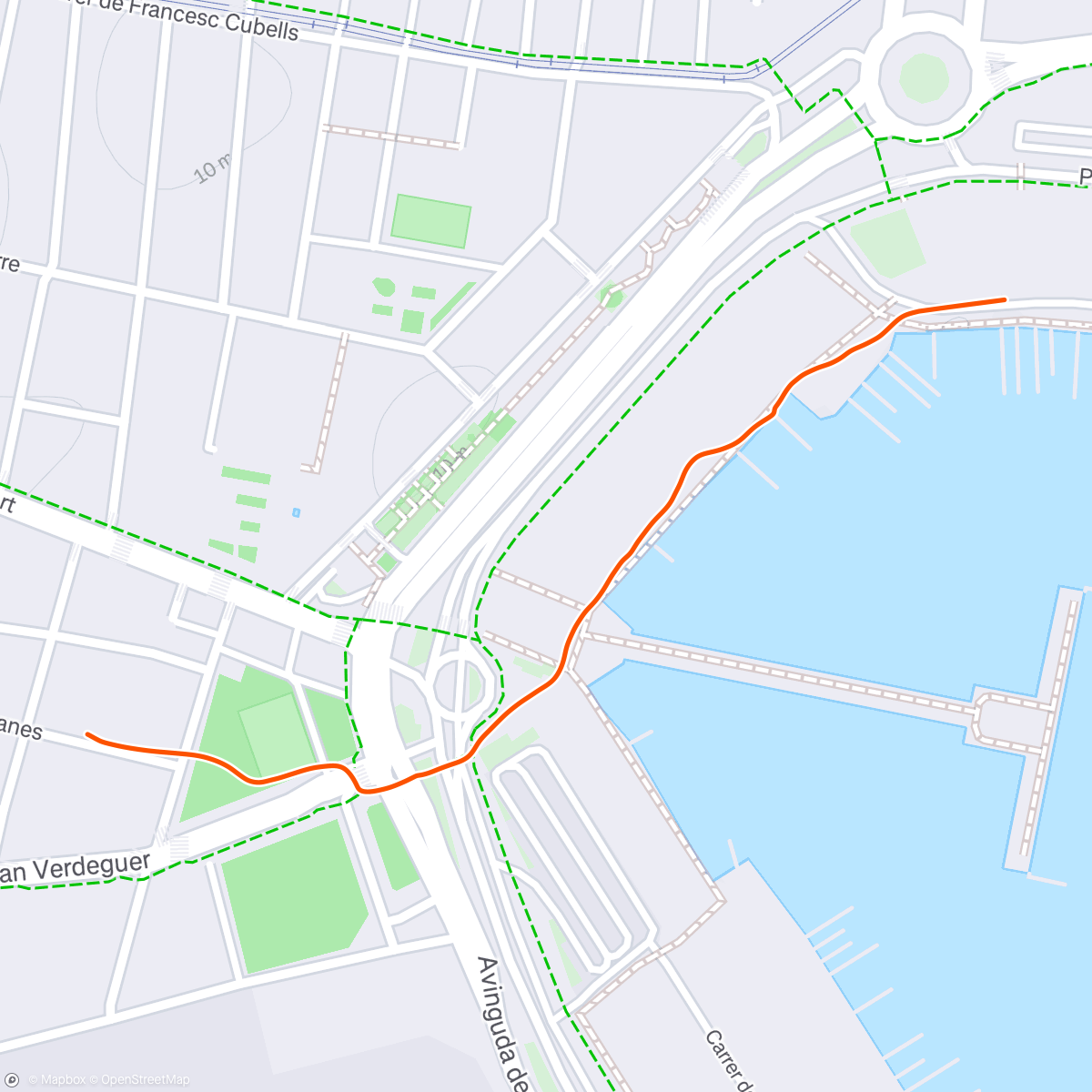 Map of the activity, Spaziergang am Nachmittag