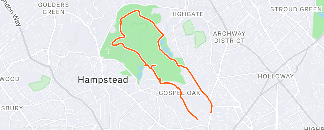 Map of the activity, Hi London!