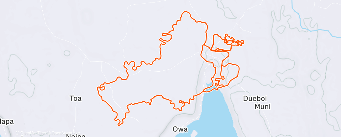 Map of the activity, Zwift - Tropic Rush in Makuri Islands