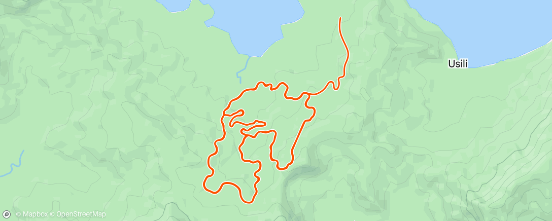 Karte der Aktivität „Zwift - Xert - SMART - Say It Ain't So - 60 on Serpentine 8 in Watopia”