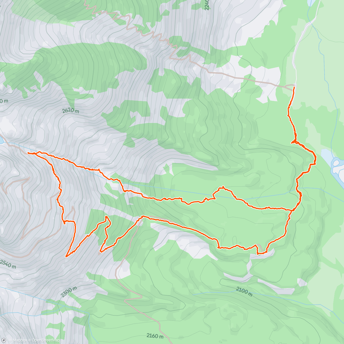 Map of the activity, GRAND TETON