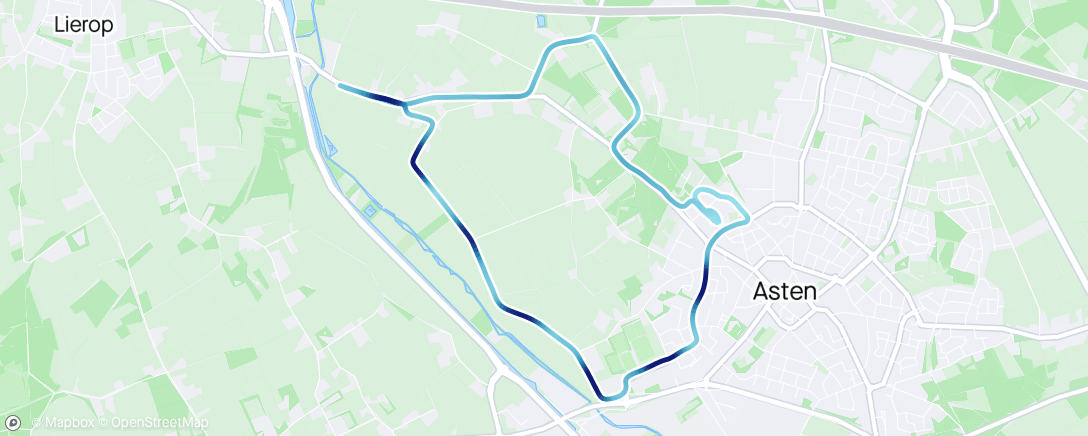 Map of the activity, Duurloop met Speelse Versnellingen 🌒