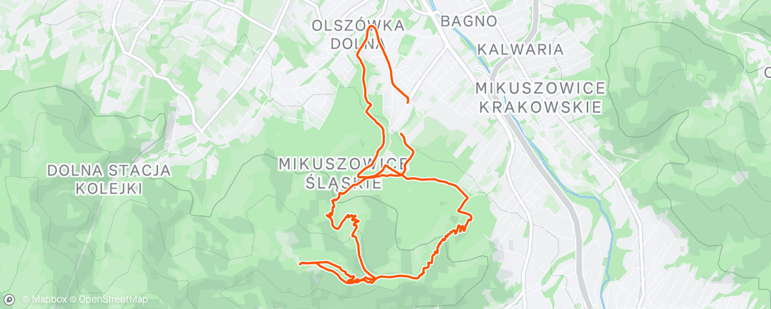 Map of the activity, Daglezjowy + Twister + Cyganka
