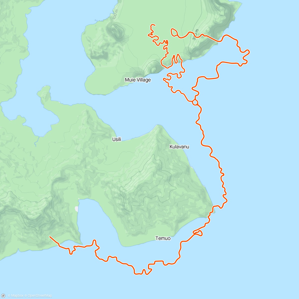 Mapa da atividade, Zwift -120mins Zone2 in Watopia with cadence work