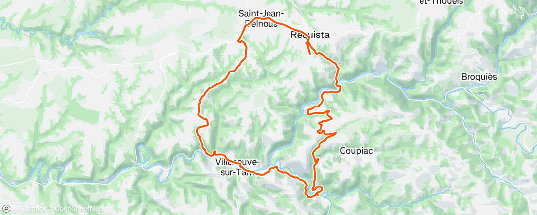Carte de l'activité