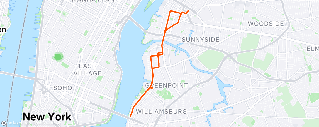 Map of the activity, Morning Ride