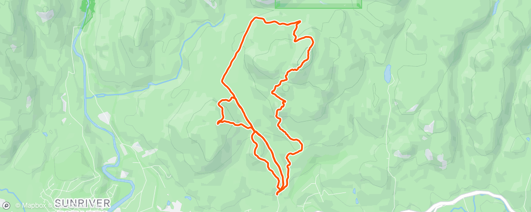 Map of the activity, Squadron ride