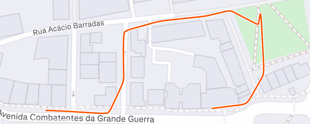 Карта физической активности (Evening Walk)