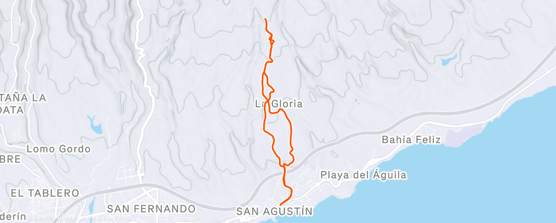 Map of the activity, Balade avec le L