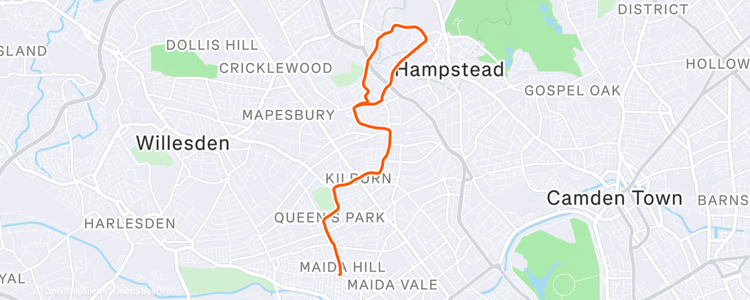 Карта физической активности (Hill Sprints with Coach Luke)