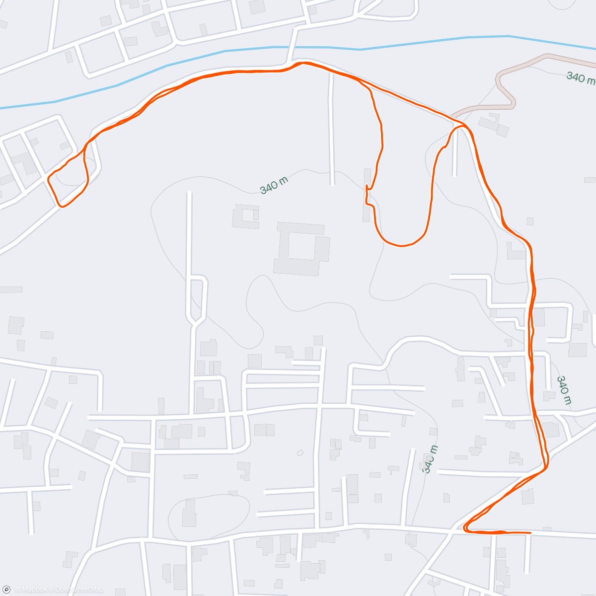 Mapa da atividade, Morning walk.