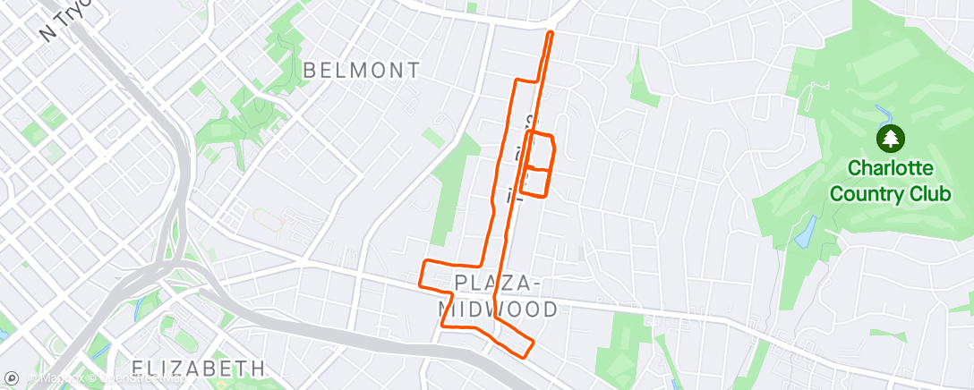 「Midwood Morning Run」活動的地圖