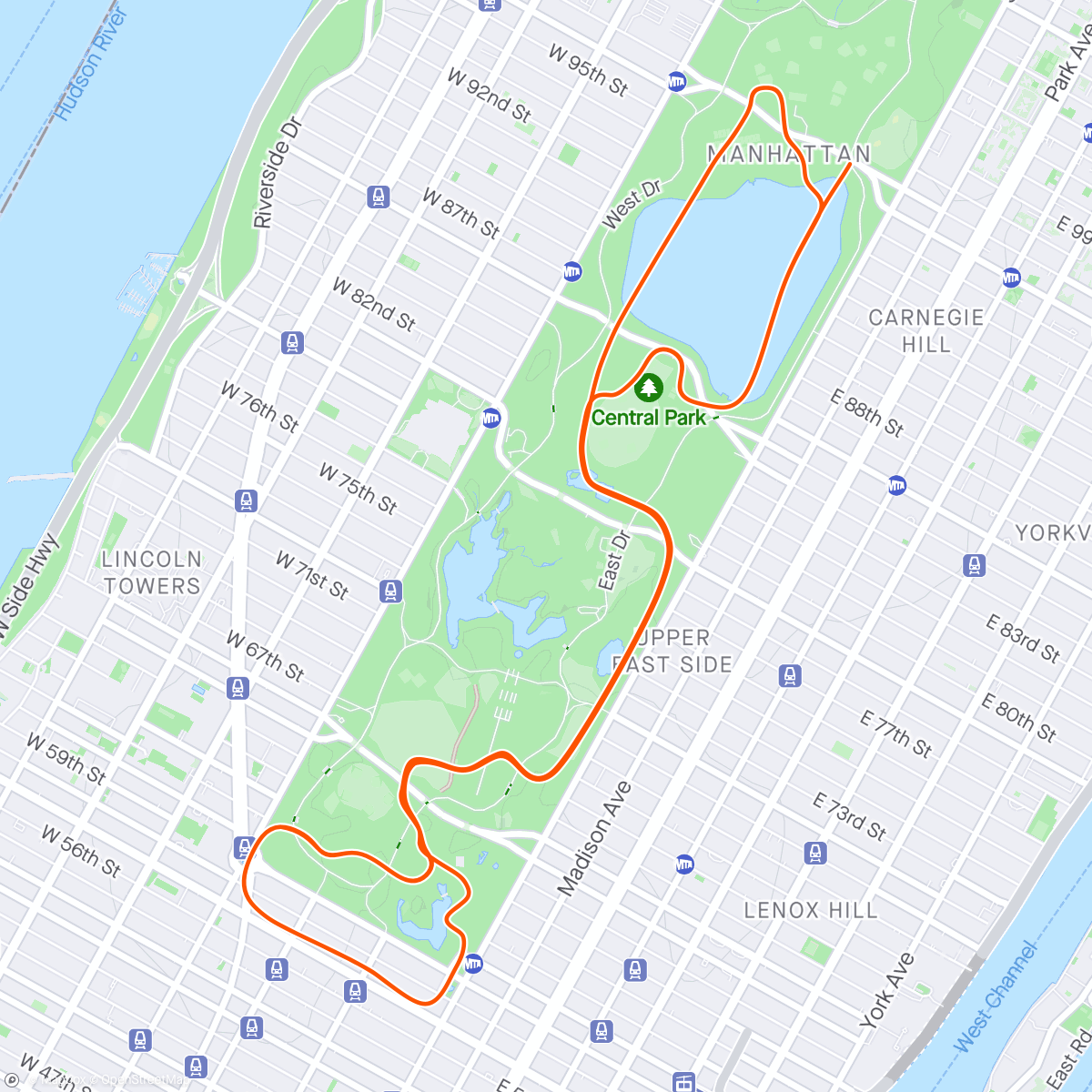 Map of the activity, Zwift - HWBTWTDWH in New York