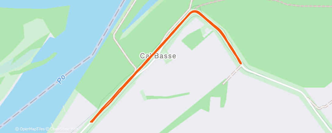 Map of the activity, Camminata mattutina