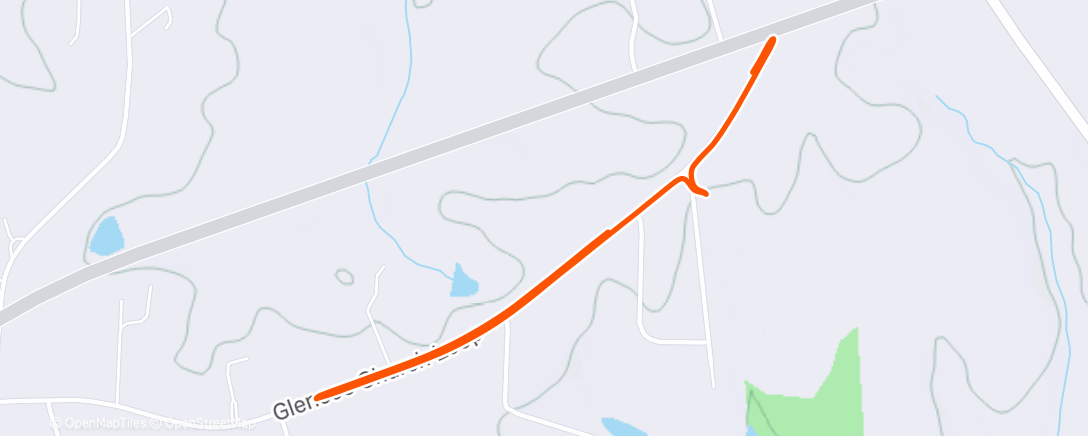 Map of the activity, Morning Walk