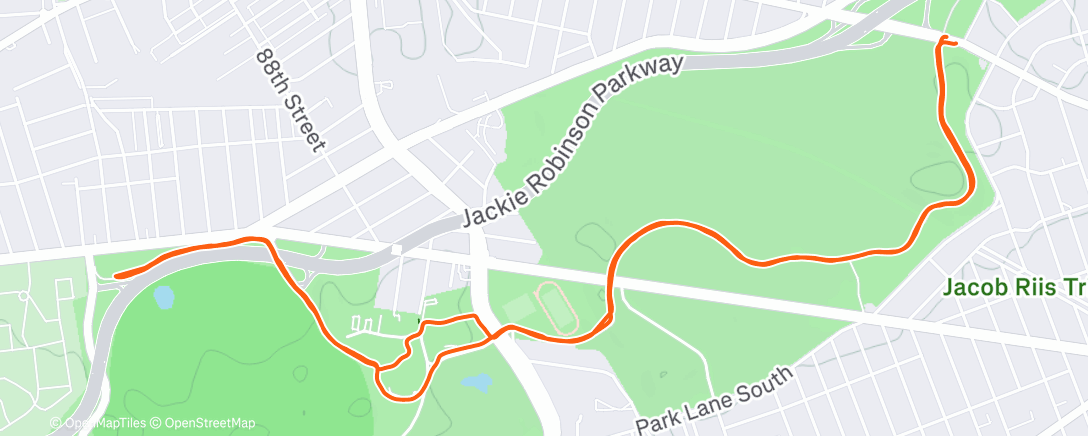 Карта физической активности (Morning Run)