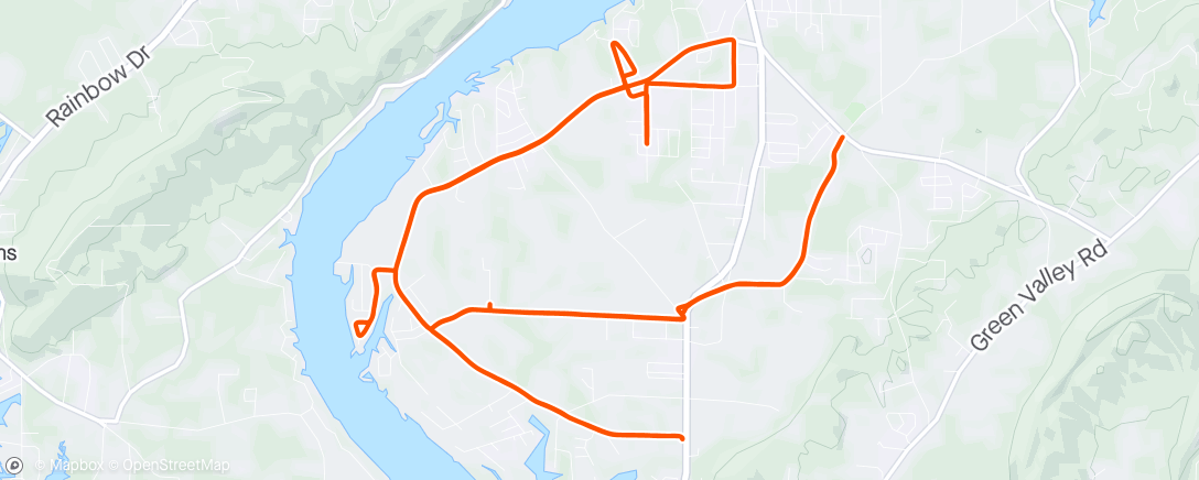 Map of the activity, Afternoon Ride on gravel bike