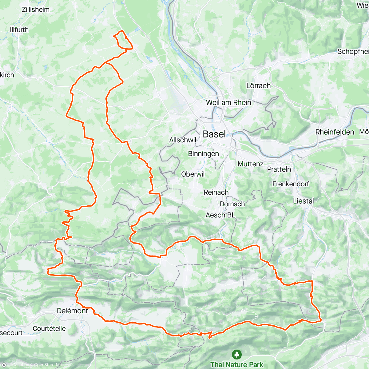 Map of the activity, Virée Suisse 🇨🇭🤩