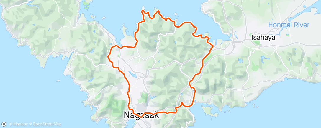 Map of the activity, 午後のライド