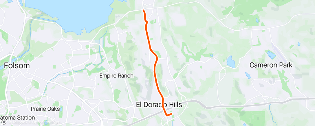Map of the activity, El Dorado Hills | 10