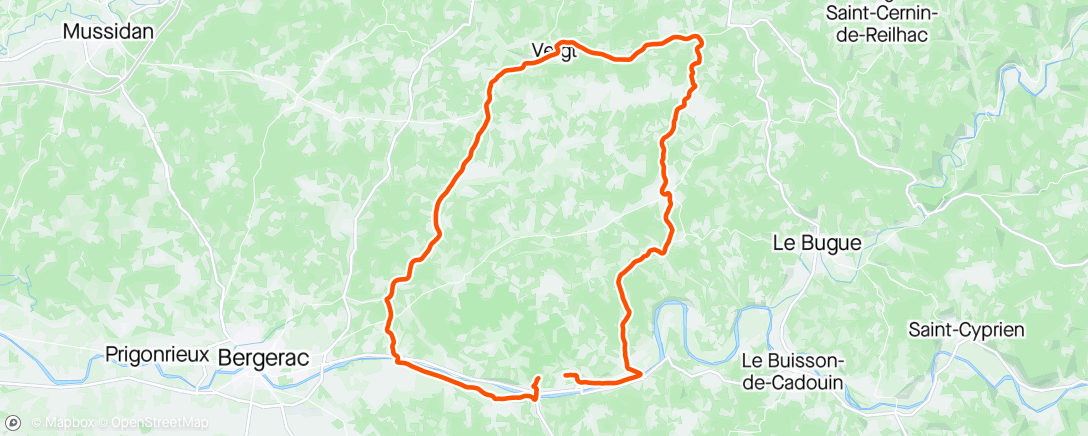 Map of the activity, Sortie vélo le matin ☀️☀️🚴‍♀️