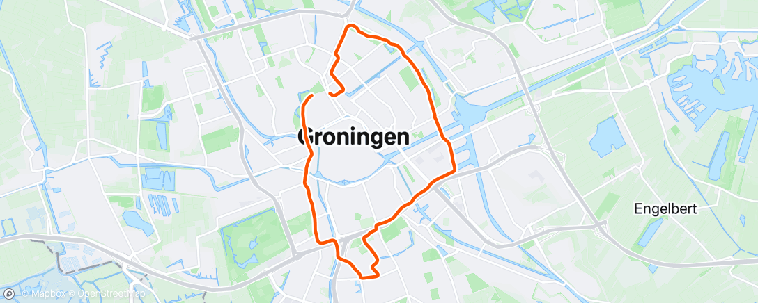 Map of the activity, Ochtendloop