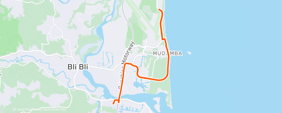 Map of the activity, Morning Ride