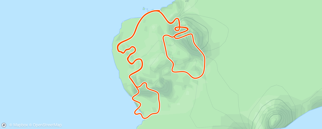 Map of the activity, Zwift - Race: TFC Mad Monday EU (Middle-End) (B) on Loop de Loop in Watopia