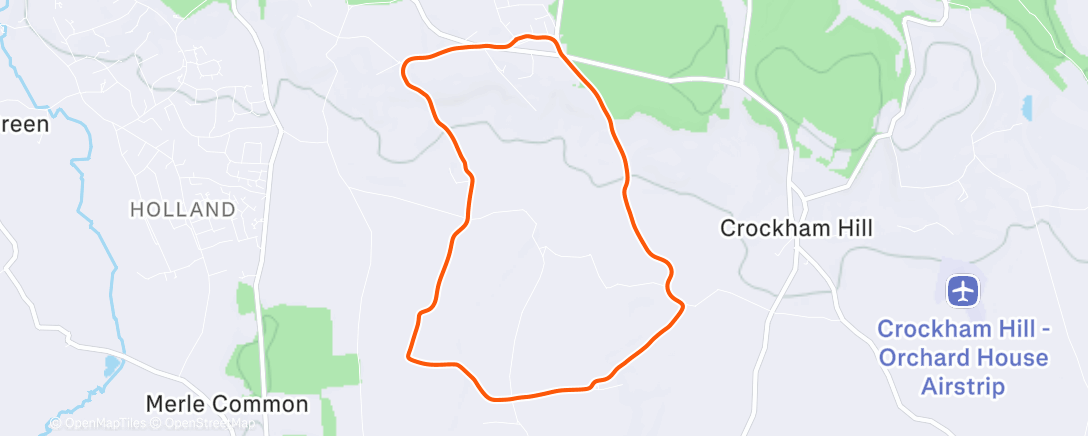 Карта физической активности (Afternoon Walk)