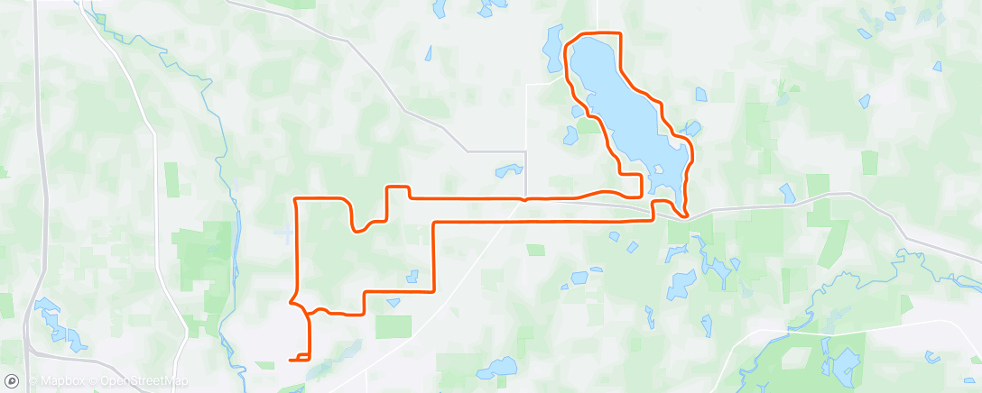 Map of the activity, Friday is ride day.